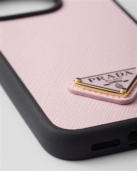 pink prada iphone case|Alabaster Pink Saffiano Leather Cover For Iphone 15 .